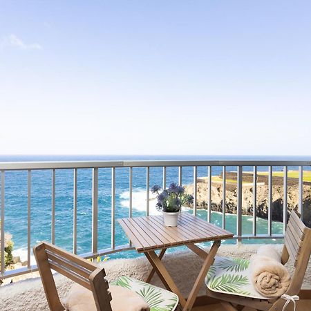 Cozy Seafront Studio With Balcony & Ocean Views San Marcos  エクステリア 写真