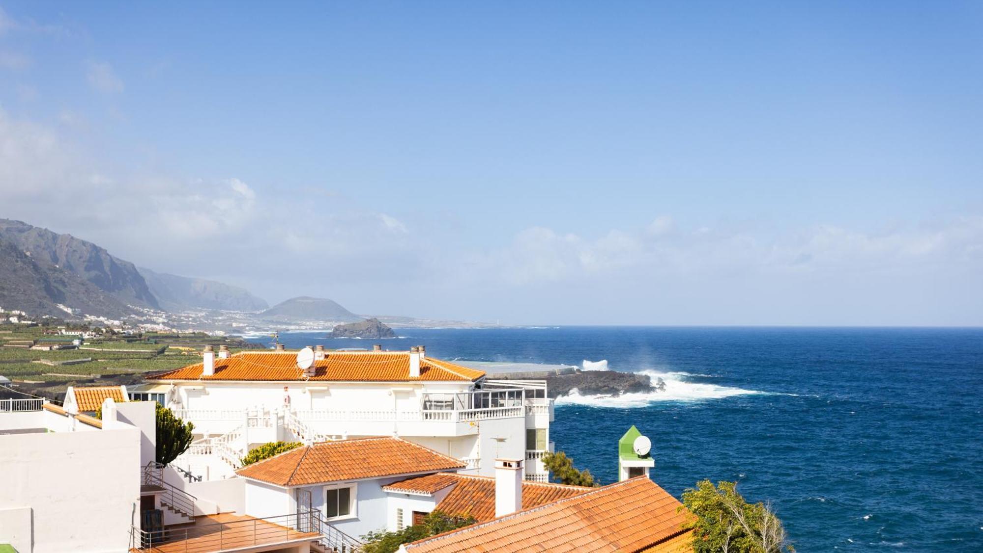 Cozy Seafront Studio With Balcony & Ocean Views San Marcos  エクステリア 写真