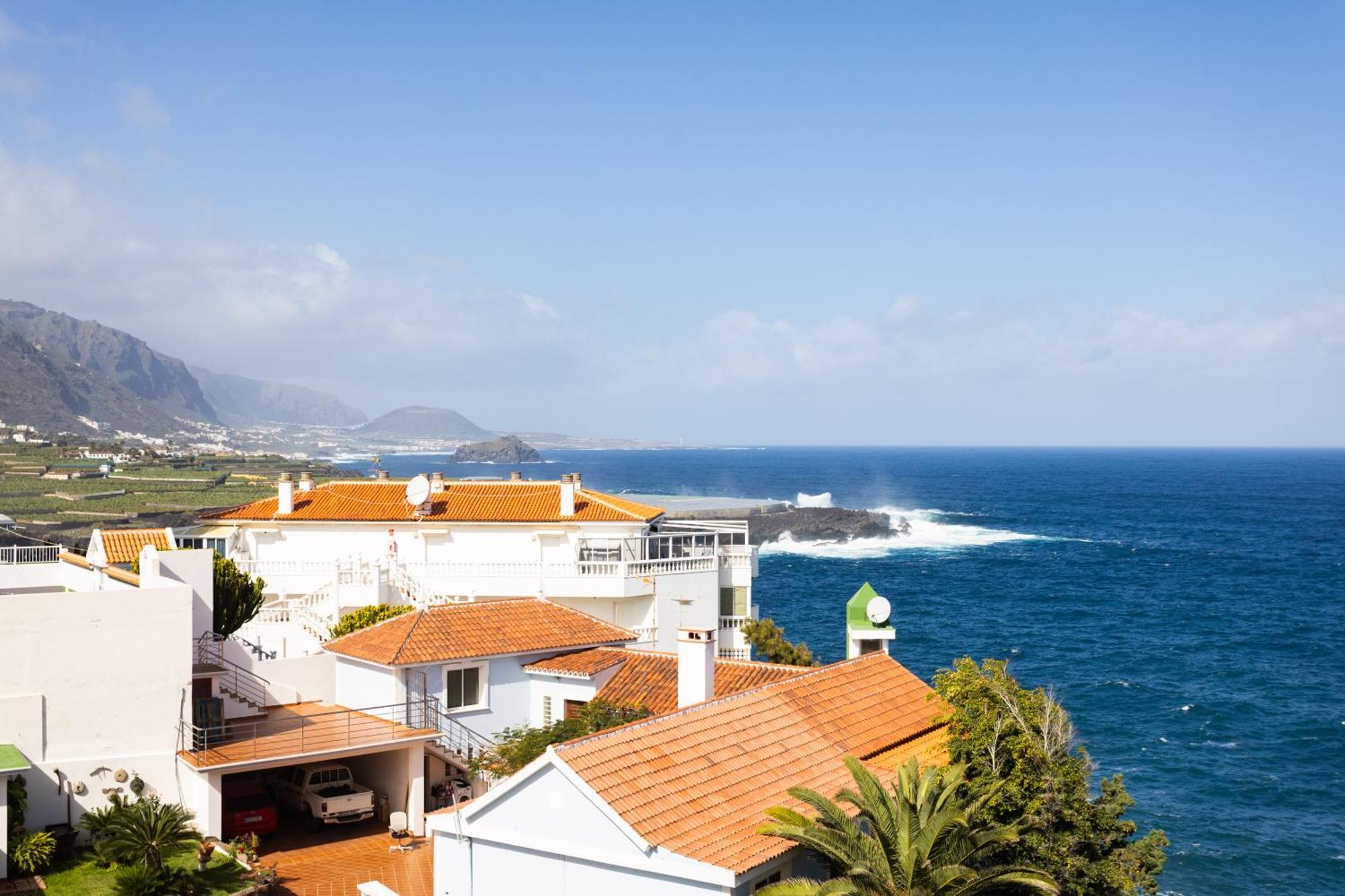Cozy Seafront Studio With Balcony & Ocean Views San Marcos  エクステリア 写真